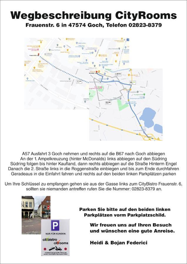 City Rooms Goch Kültér fotó